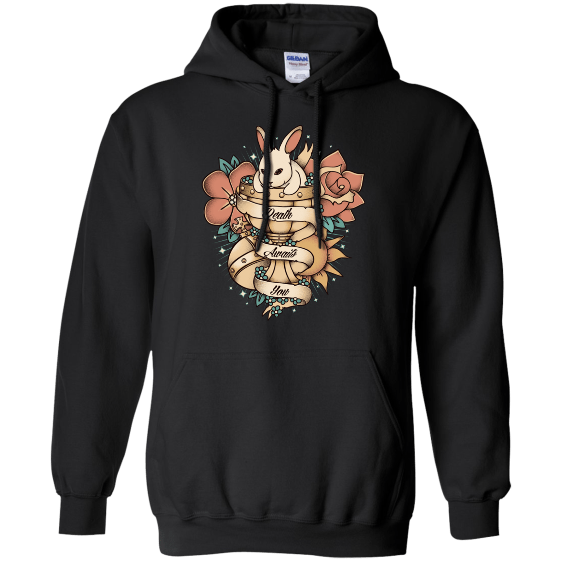 Sweatshirts Black / Small Death Awaits You Pullover Hoodie