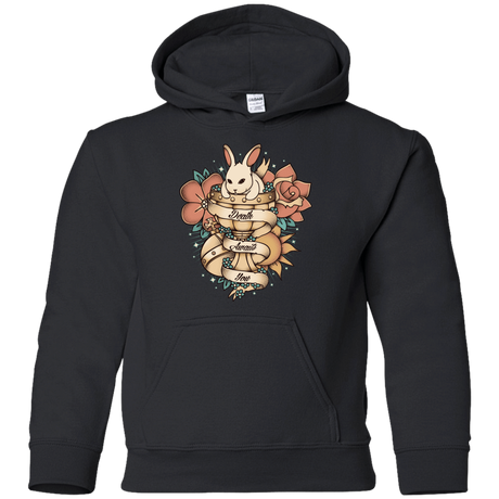 Sweatshirts Black / YS Death Awaits You Youth Hoodie