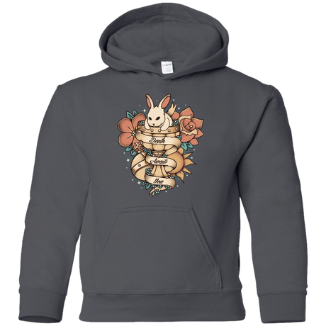 Sweatshirts Charcoal / YS Death Awaits You Youth Hoodie