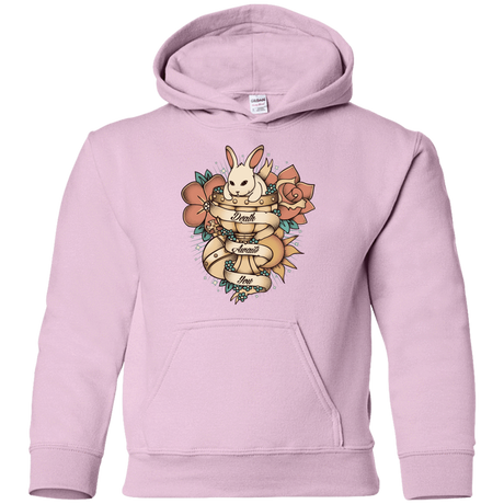 Sweatshirts Light Pink / YS Death Awaits You Youth Hoodie
