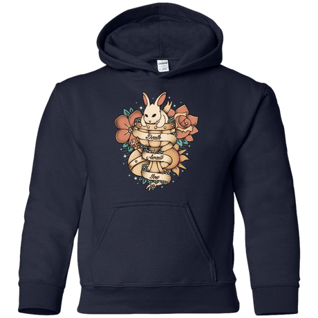 Sweatshirts Navy / YS Death Awaits You Youth Hoodie