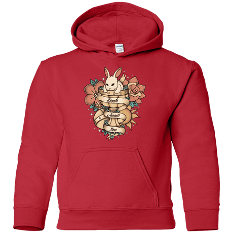 Sweatshirts Red / YS Death Awaits You Youth Hoodie