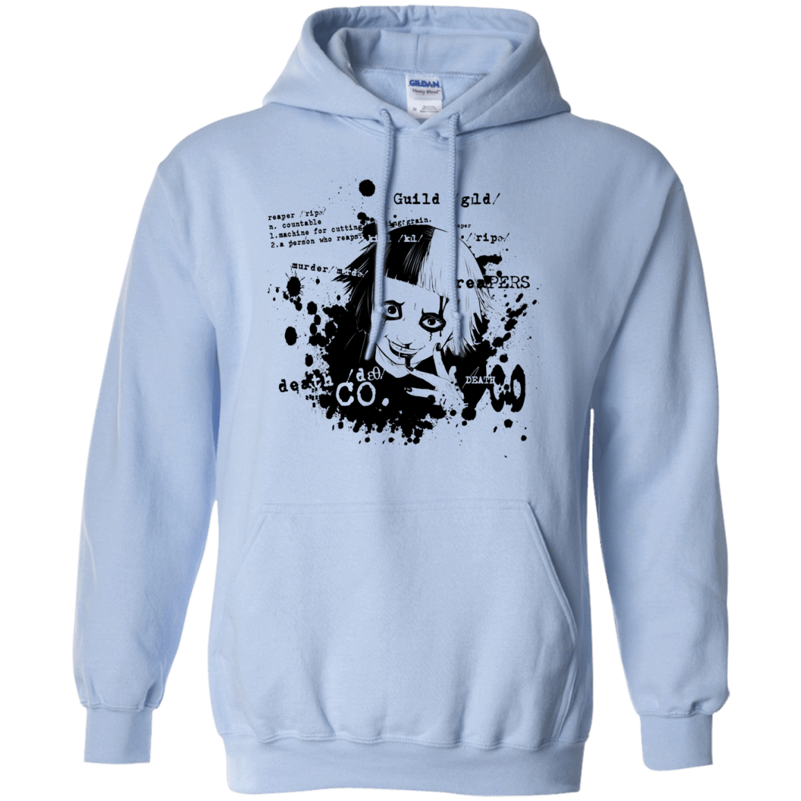 Sweatshirts Light Blue / Small Death Co Pullover Hoodie