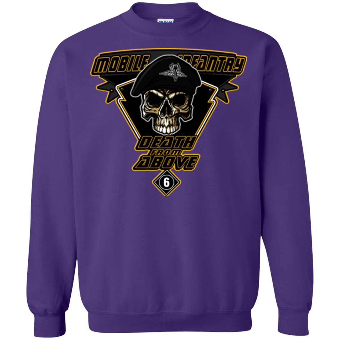 Sweatshirts Purple / Small Death From Above Crewneck Sweatshirt