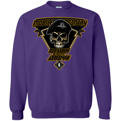 Sweatshirts Purple / Small Death From Above Crewneck Sweatshirt