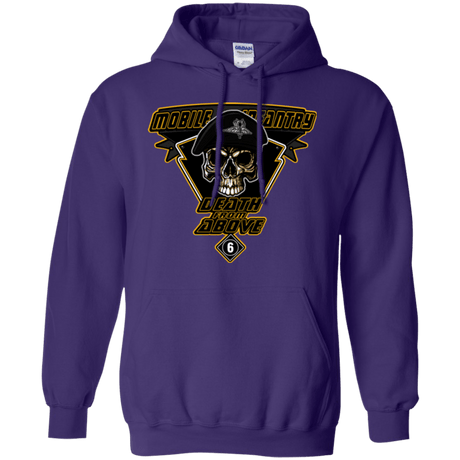 Sweatshirts Purple / Small Death From Above Pullover Hoodie