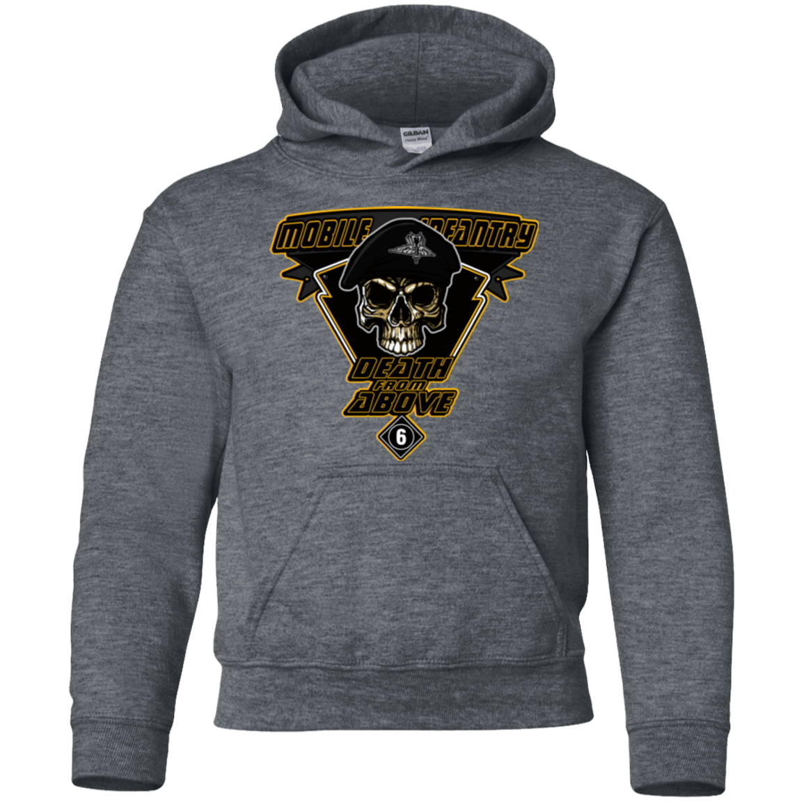 Sweatshirts Dark Heather / YS Death From Above Youth Hoodie