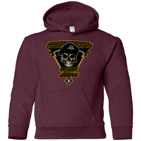 Sweatshirts Maroon / YS Death From Above Youth Hoodie