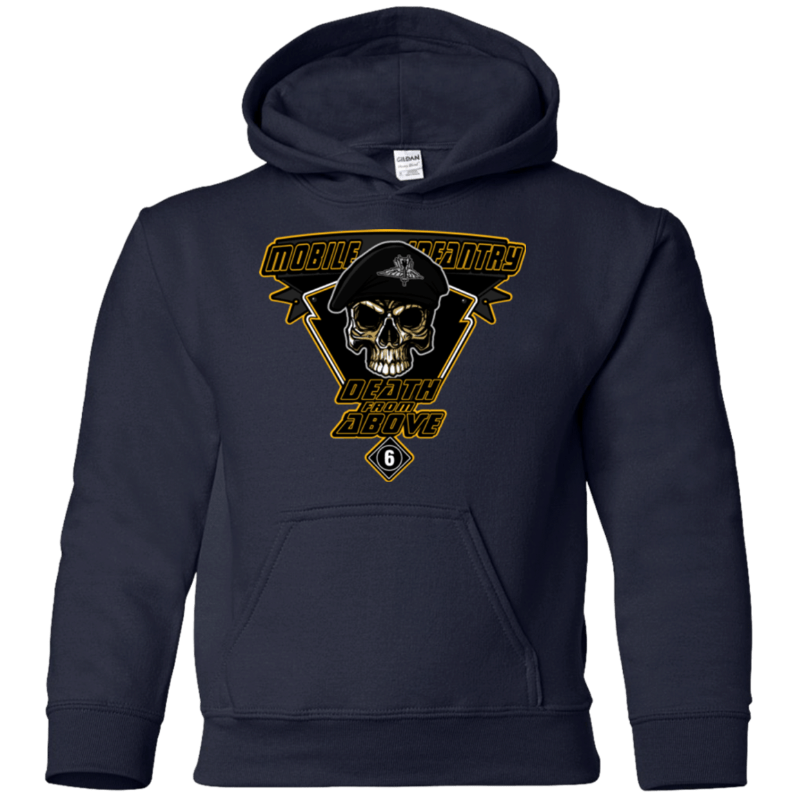 Sweatshirts Navy / YS Death From Above Youth Hoodie