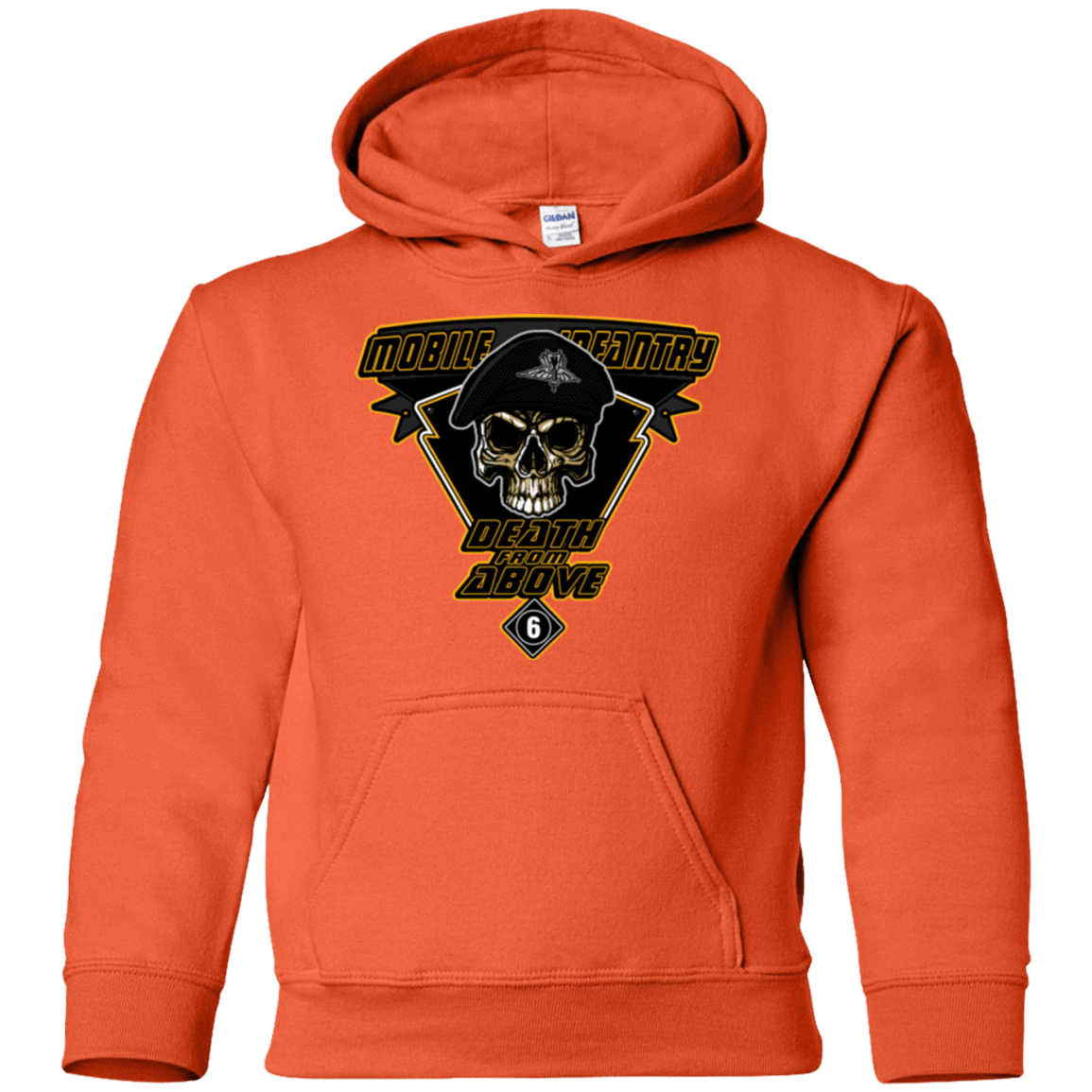 Sweatshirts Orange / YS Death From Above Youth Hoodie