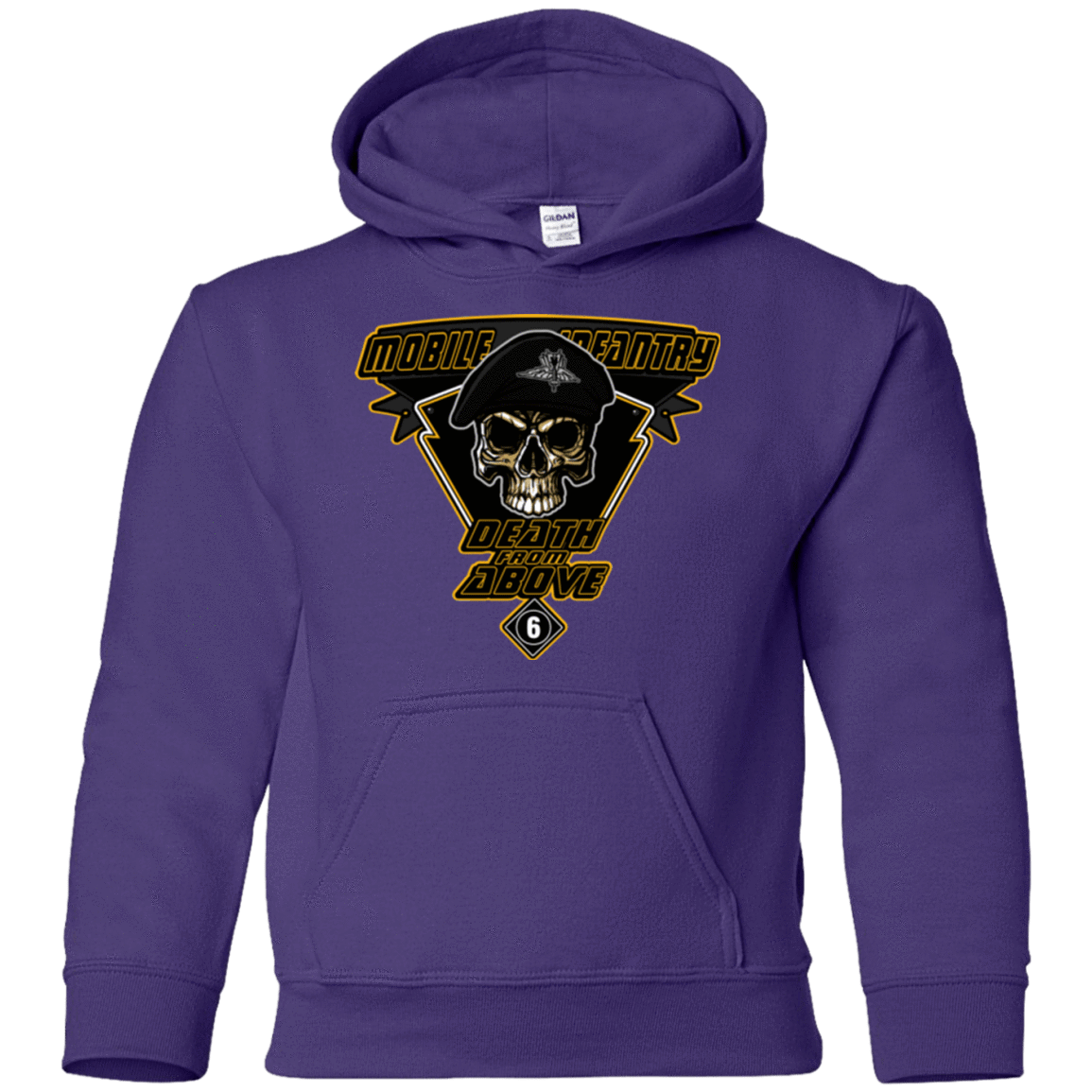 Sweatshirts Purple / YS Death From Above Youth Hoodie