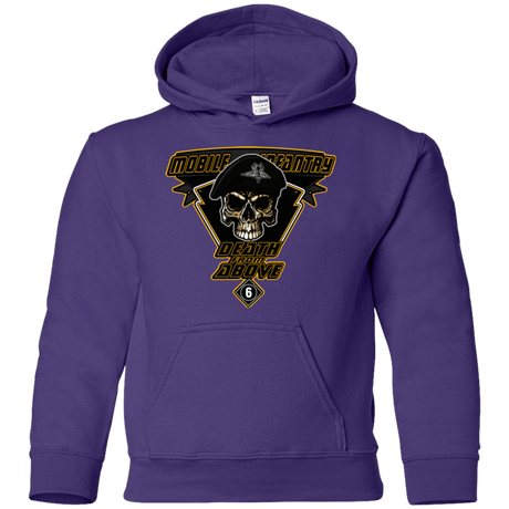 Sweatshirts Purple / YS Death From Above Youth Hoodie