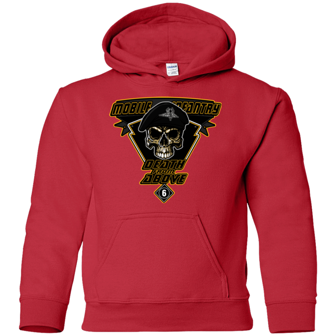 Sweatshirts Red / YS Death From Above Youth Hoodie