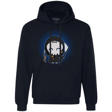 Sweatshirts Navy / Small Death Loves Cats Premium Fleece Hoodie