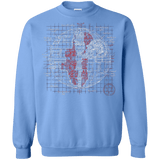 Sweatshirts Carolina Blue / S Death Star Plan Crewneck Sweatshirt