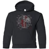 Sweatshirts Black / YS Death Star Plan Youth Hoodie