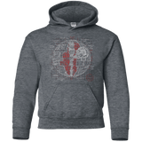 Sweatshirts Dark Heather / YS Death Star Plan Youth Hoodie