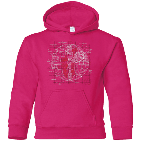 Sweatshirts Heliconia / YS Death Star Plan Youth Hoodie