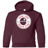 Sweatshirts Maroon / YS Death Star Youth Hoodie