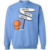 Sweatshirts Carolina Blue / Small DEATH TINY Crewneck Sweatshirt