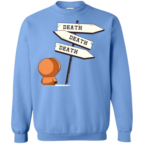 Sweatshirts Carolina Blue / Small DEATH TINY Crewneck Sweatshirt