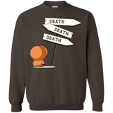 Sweatshirts Dark Chocolate / Small DEATH TINY Crewneck Sweatshirt