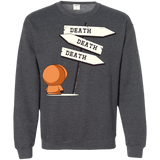 Sweatshirts Dark Heather / Small DEATH TINY Crewneck Sweatshirt