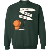 Sweatshirts Forest Green / Small DEATH TINY Crewneck Sweatshirt