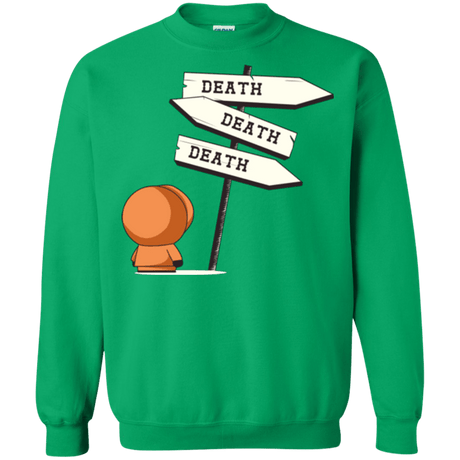 Sweatshirts Irish Green / Small DEATH TINY Crewneck Sweatshirt