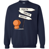 Sweatshirts Navy / Small DEATH TINY Crewneck Sweatshirt