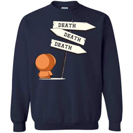 Sweatshirts Navy / Small DEATH TINY Crewneck Sweatshirt