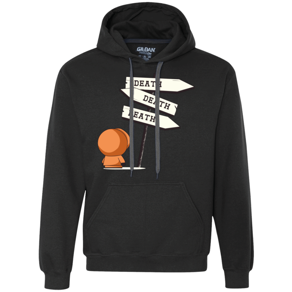 Sweatshirts Black / Small DEATH TINY Premium Fleece Hoodie