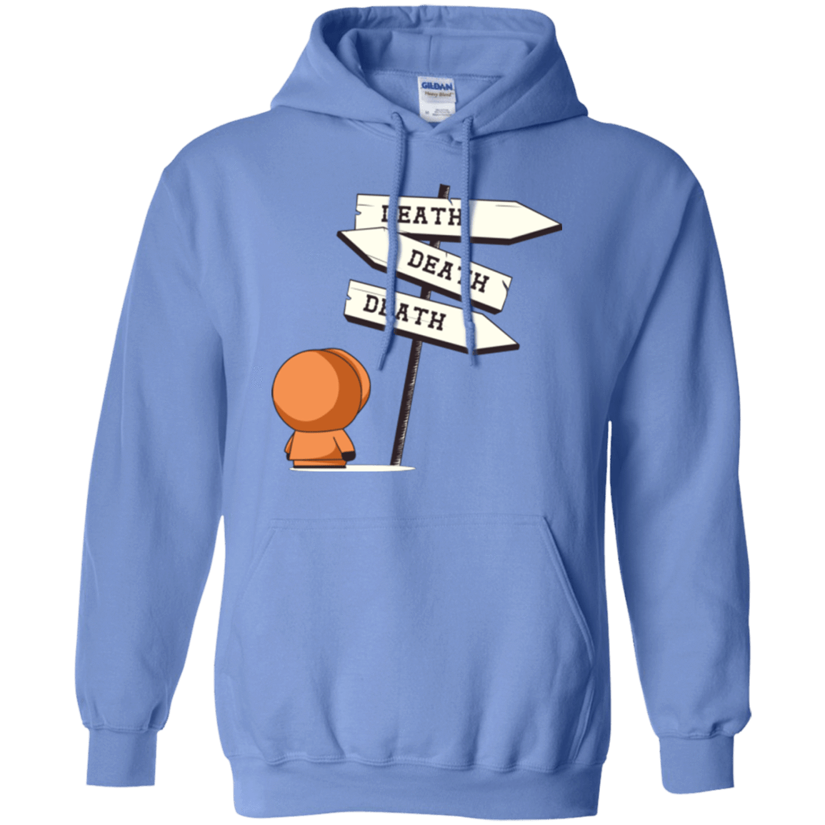 Sweatshirts Carolina Blue / Small DEATH TINY Pullover Hoodie