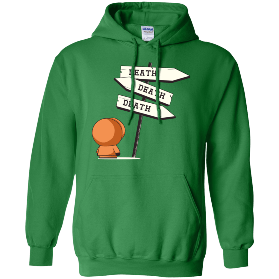 Sweatshirts Irish Green / Small DEATH TINY Pullover Hoodie