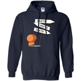 Sweatshirts Navy / Small DEATH TINY Pullover Hoodie