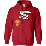 Sweatshirts Red / Small DEATH TINY Pullover Hoodie