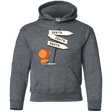 Sweatshirts Dark Heather / YS DEATH TINY Youth Hoodie