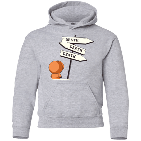 Sweatshirts Sport Grey / YS DEATH TINY Youth Hoodie