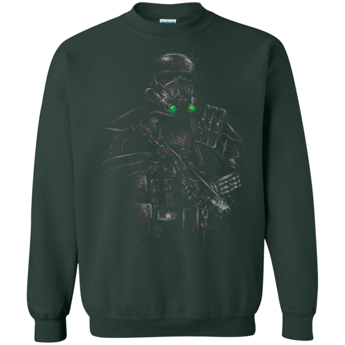 Sweatshirts Forest Green / Small Death Trooper Crewneck Sweatshirt
