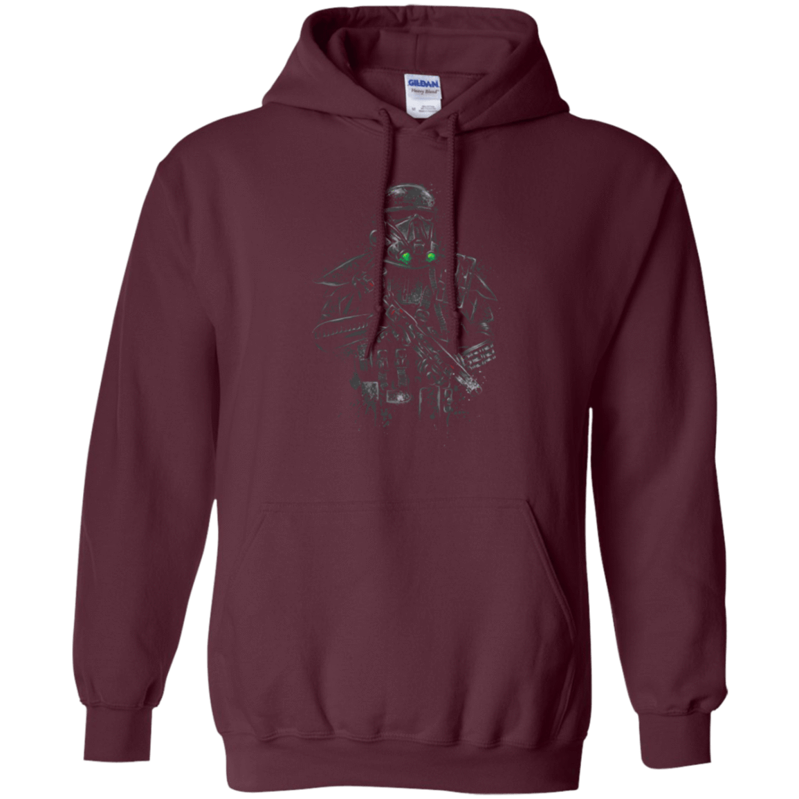 Sweatshirts Maroon / Small Death Trooper Pullover Hoodie