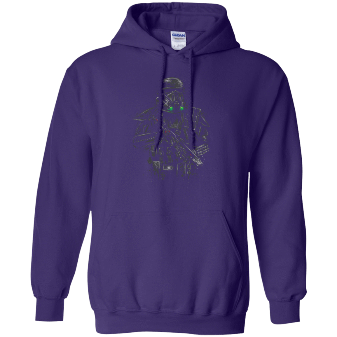 Sweatshirts Purple / Small Death Trooper Pullover Hoodie