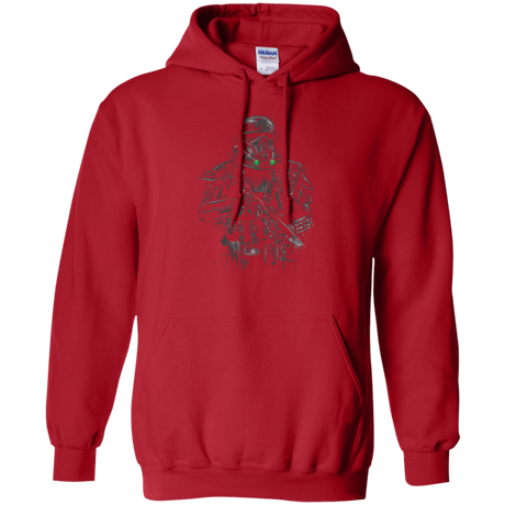 Sweatshirts Red / Small Death Trooper Pullover Hoodie