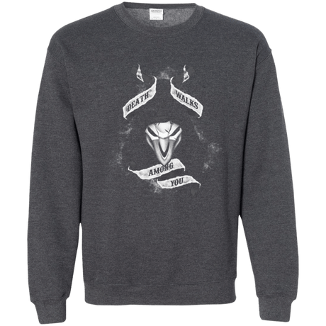 Sweatshirts Dark Heather / Small Death Walks Among You Crewneck Sweatshirt