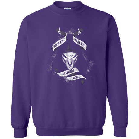 Sweatshirts Purple / Small Death Walks Among You Crewneck Sweatshirt