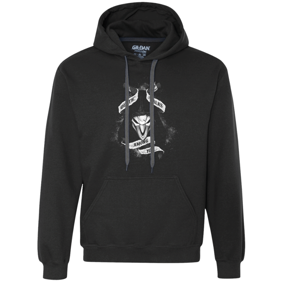 Sweatshirts Black / Small Death Walks Among You Premium Fleece Hoodie