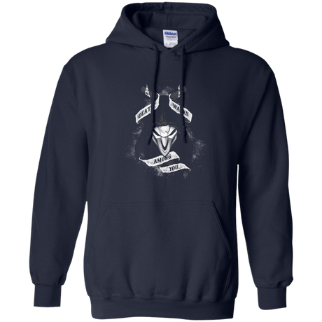 Sweatshirts Navy / Small Death Walks Among You Pullover Hoodie