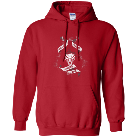 Sweatshirts Red / Small Death Walks Among You Pullover Hoodie