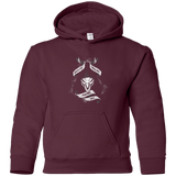 Sweatshirts Maroon / YS Death Walks Among You Youth Hoodie