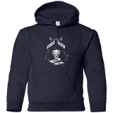 Sweatshirts Navy / YS Death Walks Among You Youth Hoodie