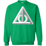 Sweatshirts Irish Green / Small Deathly Impossible Hallows Crewneck Sweatshirt